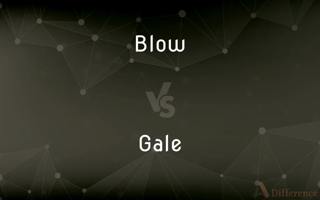 Blow vs. Gale — What's the Difference?