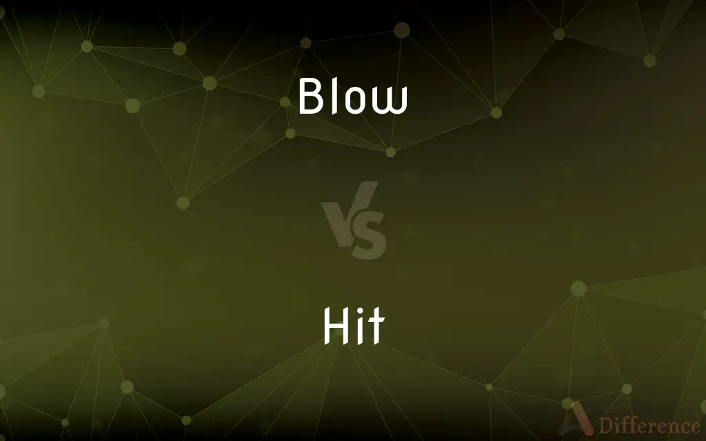 Blow vs. Hit — What's the Difference?