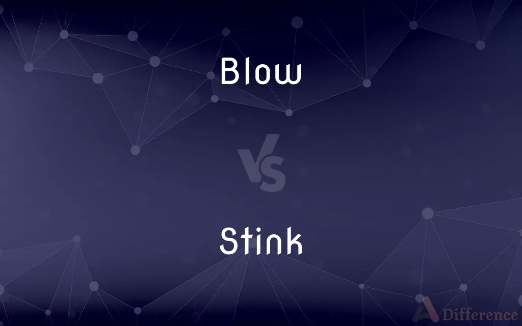 Blow vs. Stink — What's the Difference?