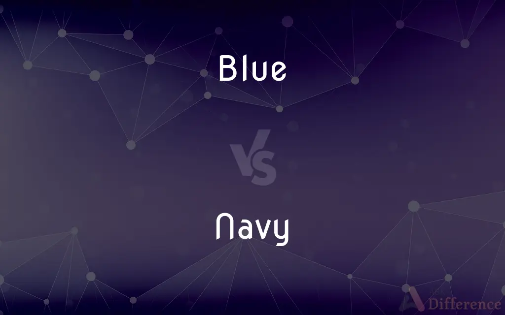 Blue vs. Navy — What's the Difference?