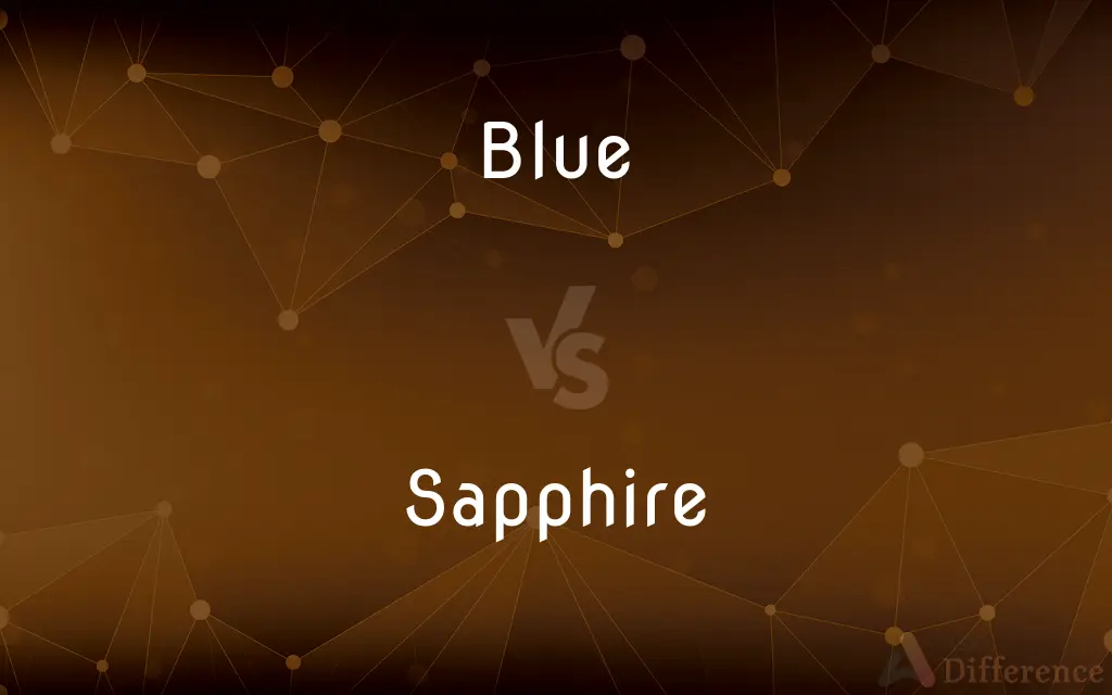 Blue vs. Sapphire — What's the Difference?