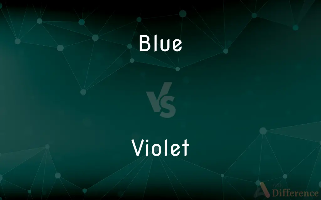Blue vs. Violet — What's the Difference?