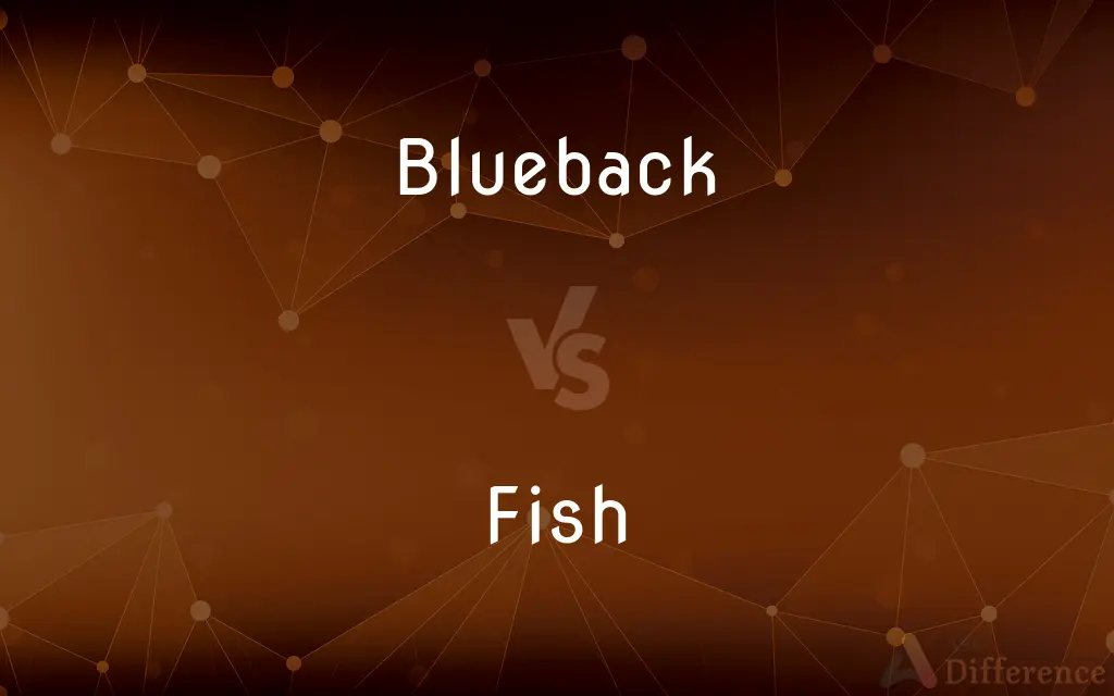Blueback vs. Fish — What's the Difference?