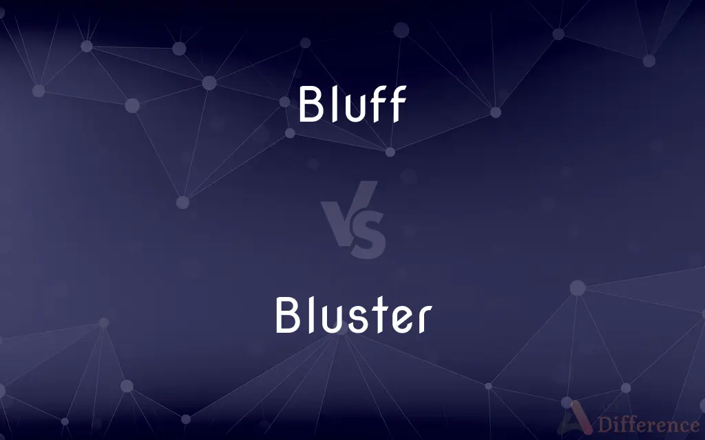 Bluff vs. Bluster — What's the Difference?