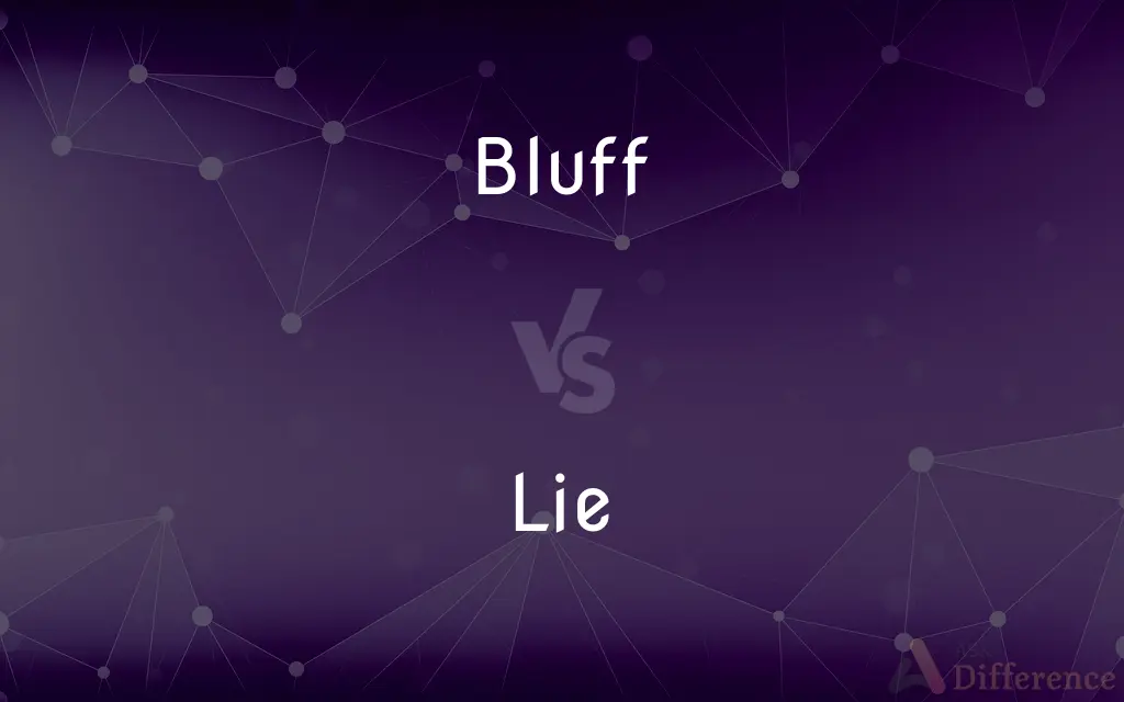 Bluff vs. Lie — What's the Difference?