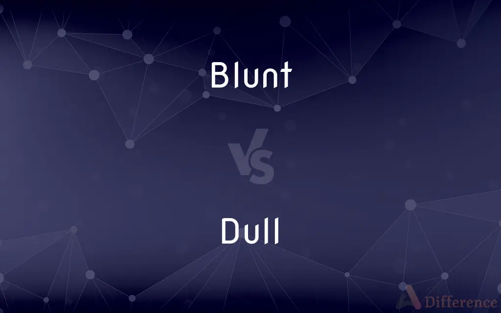 Blunt vs. Dull — What's the Difference?