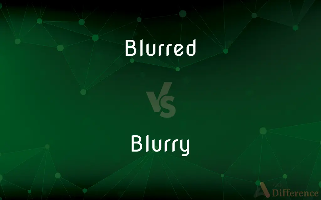 Blurred vs. Blurry — What's the Difference?