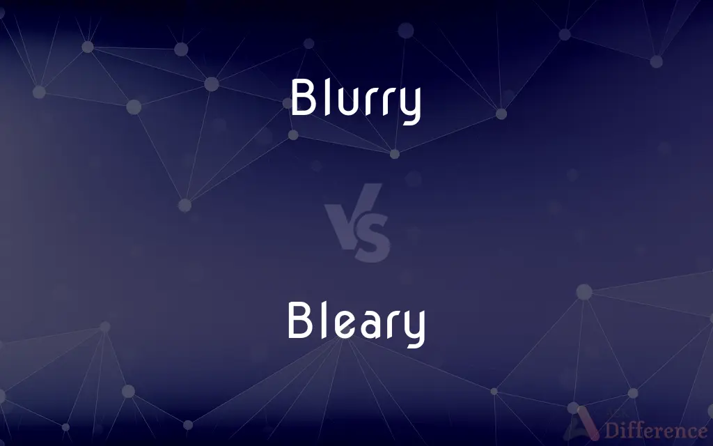 Blurry vs. Bleary — What's the Difference?