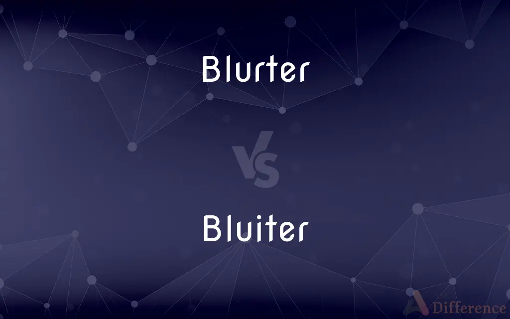 Blurter vs. Bluiter