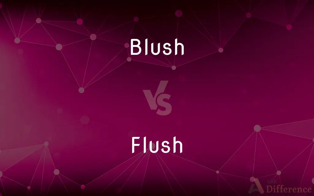 Blush vs. Flush — What's the Difference?