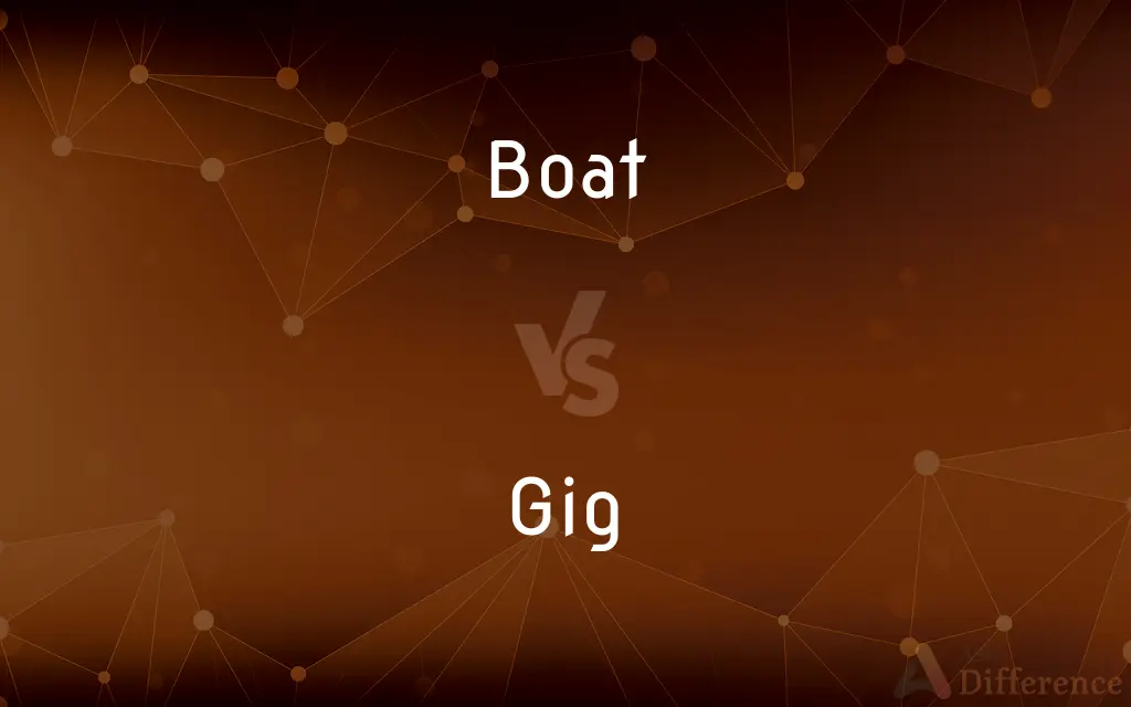 Boat vs. Gig — What's the Difference?
