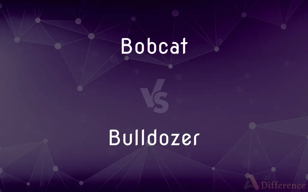 Bobcat vs. Bulldozer — What's the Difference?