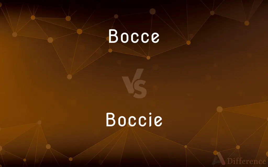 Bocce vs. Boccie — What's the Difference?