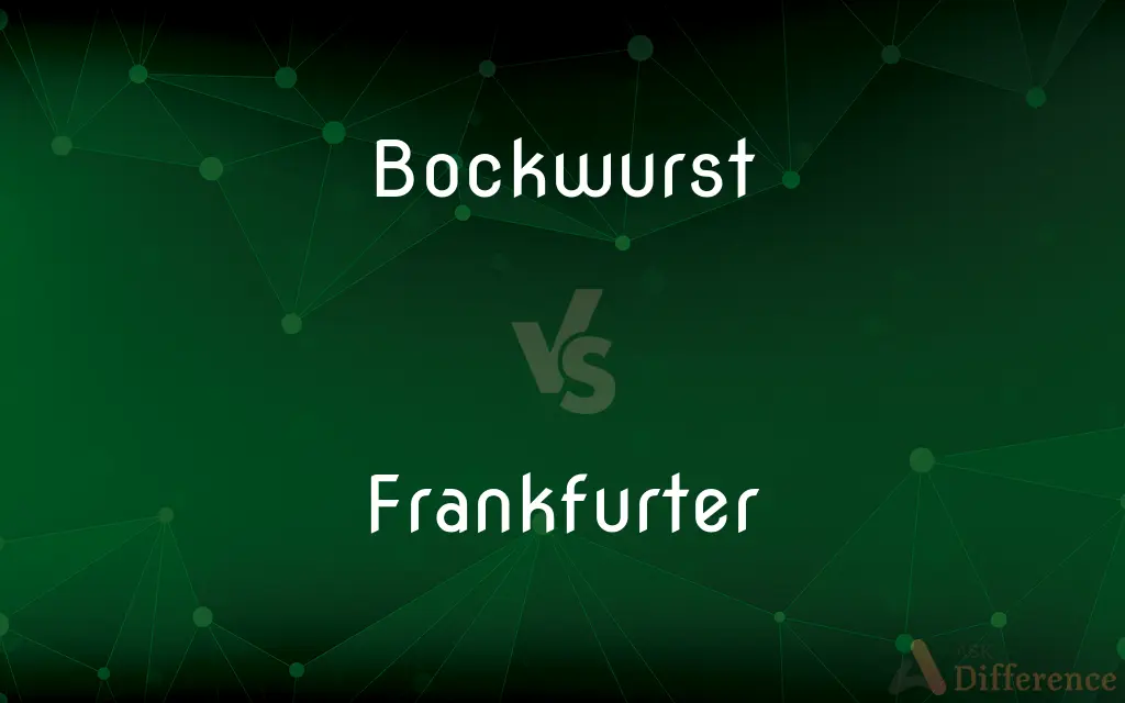 Bockwurst vs. Frankfurter — What's the Difference?