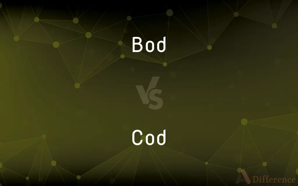 BOD vs. COD — What's the Difference?