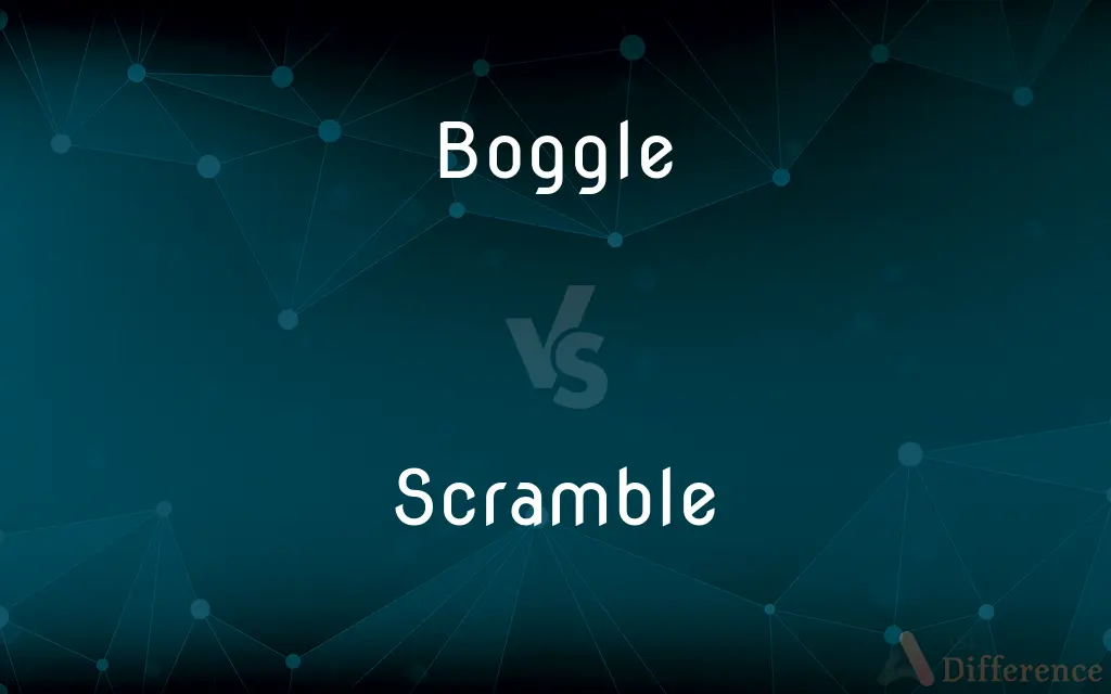 Boggle vs. Scramble — What's the Difference?
