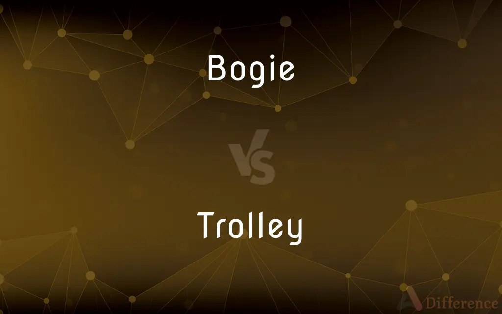 Bogie vs. Trolley — What's the Difference?