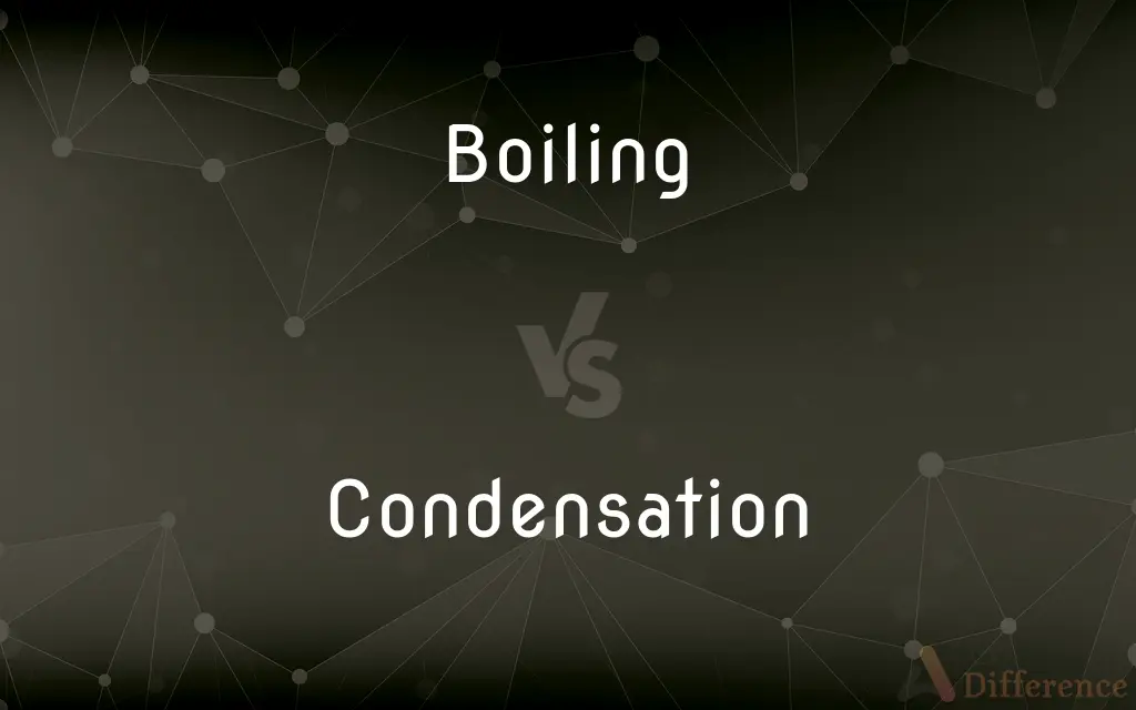 Boiling vs. Condensation — What's the Difference?