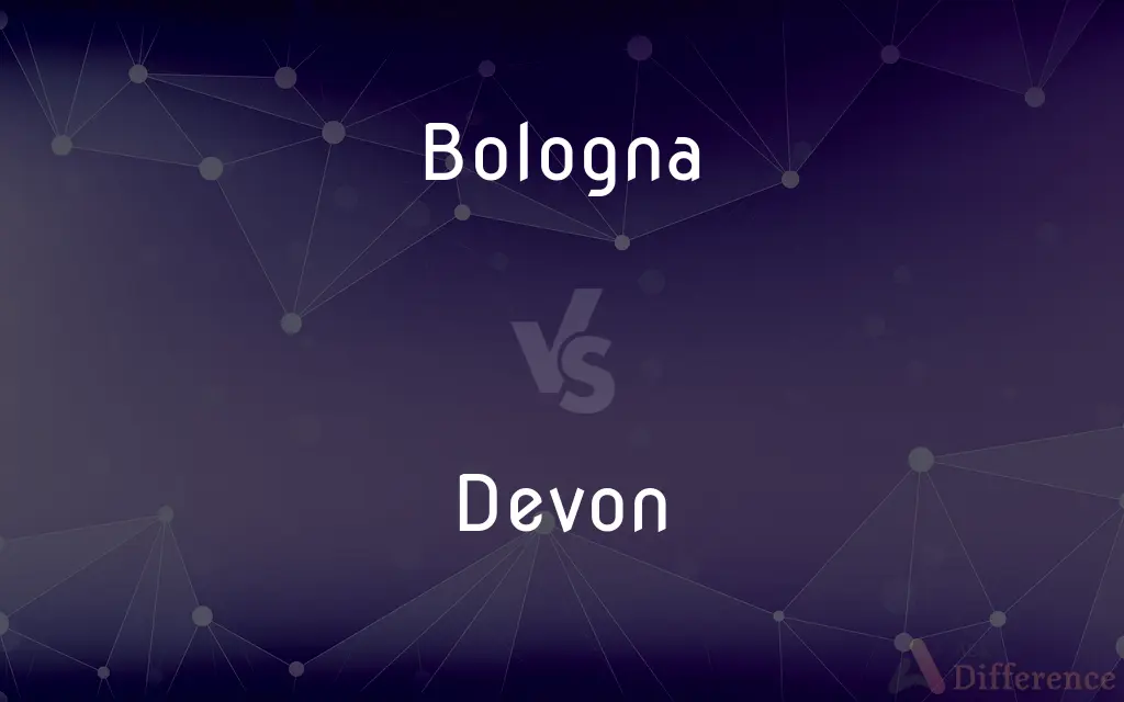 Bologna vs. Devon — What's the Difference?