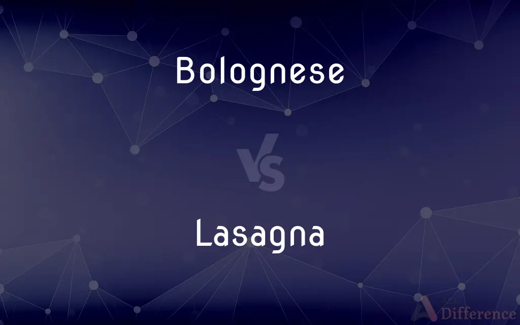 Bolognese vs. Lasagna — What's the Difference?