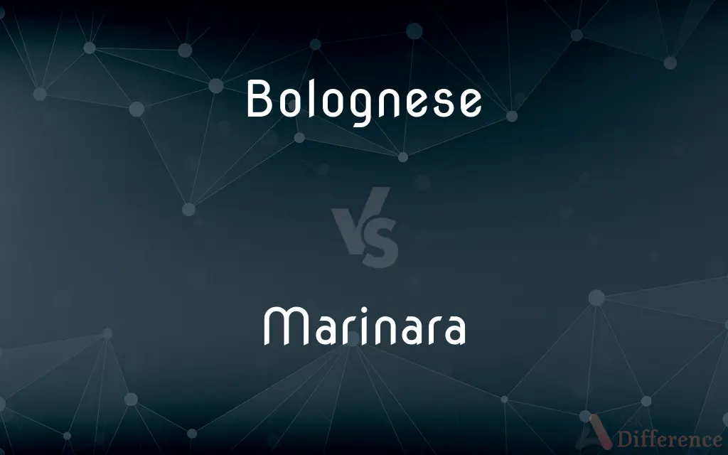 Bolognese vs. Marinara — What's the Difference?