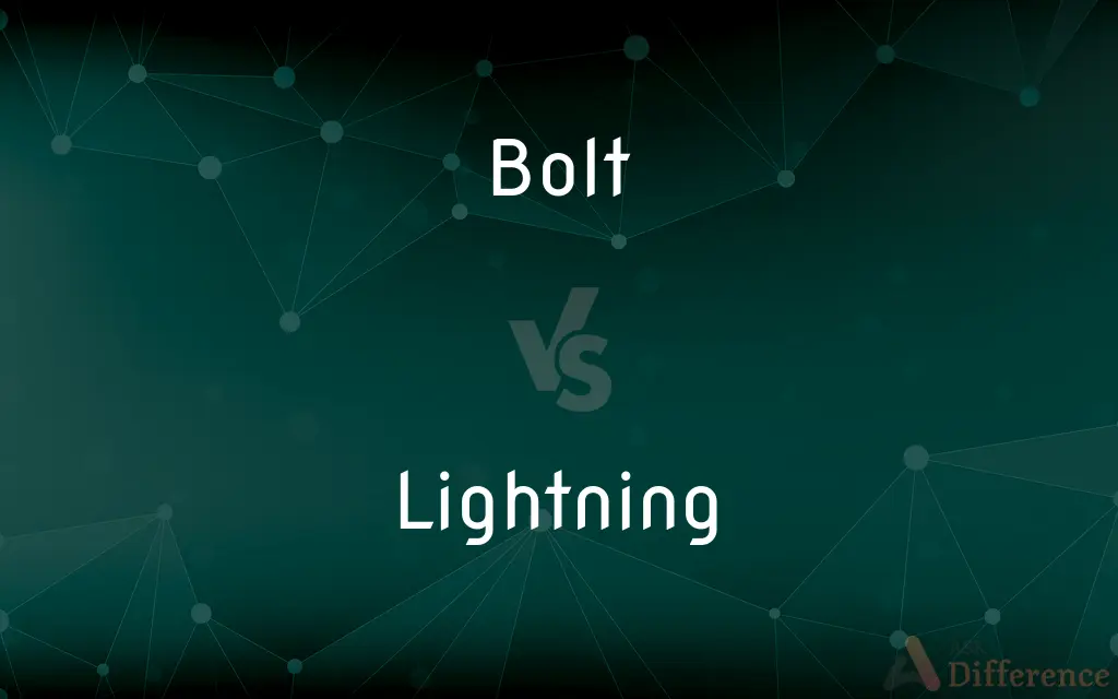 Bolt vs. Lightning — What's the Difference?