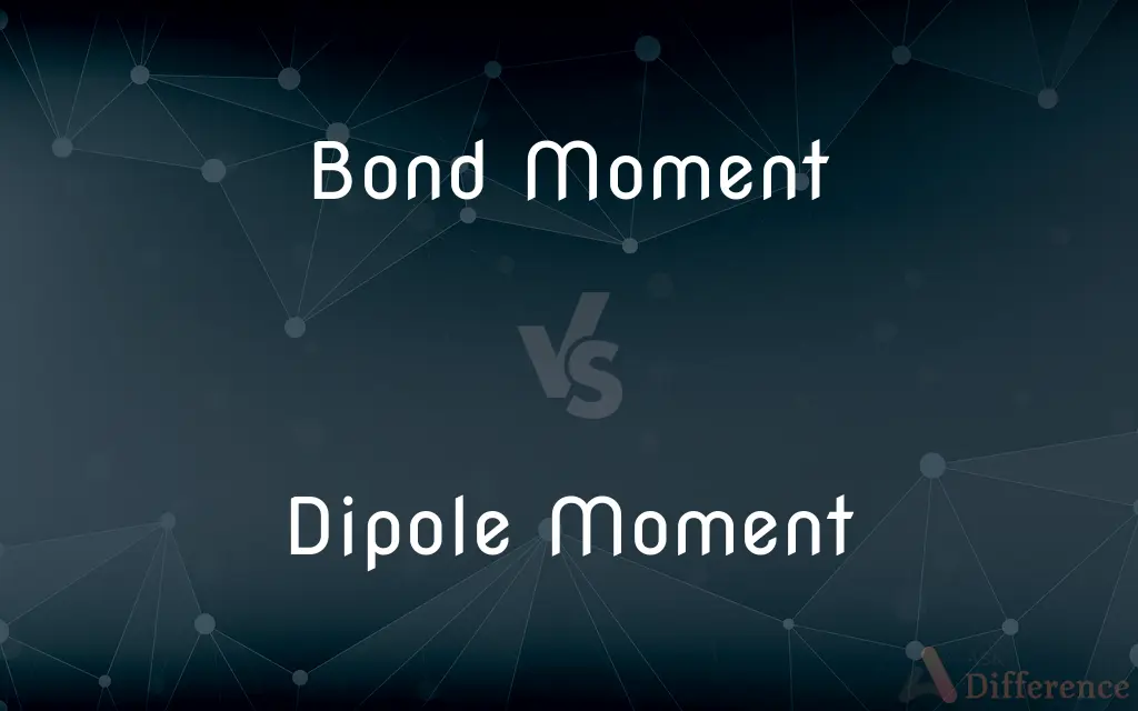Bond Moment vs. Dipole Moment — What's the Difference?