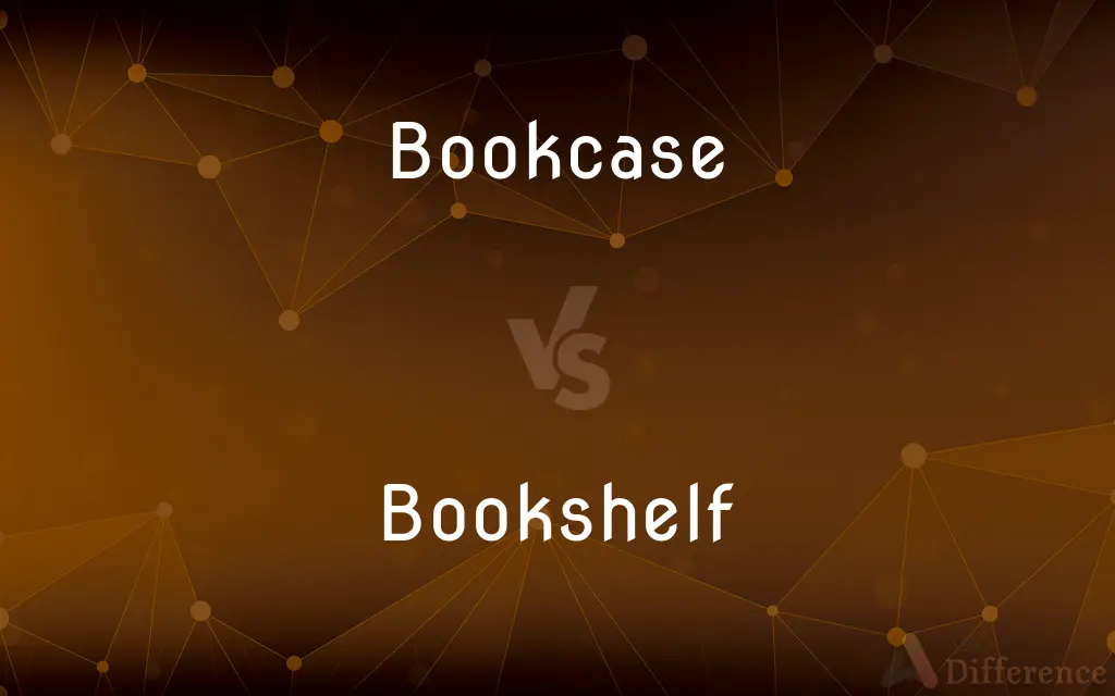 Bookcase vs. Bookshelf — What's the Difference?