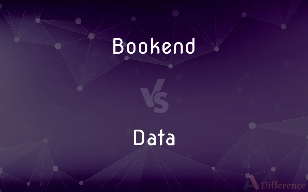 Bookend vs. Data — What's the Difference?