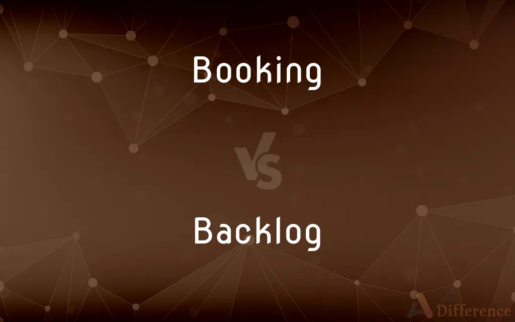 Booking vs. Backlog — What's the Difference?