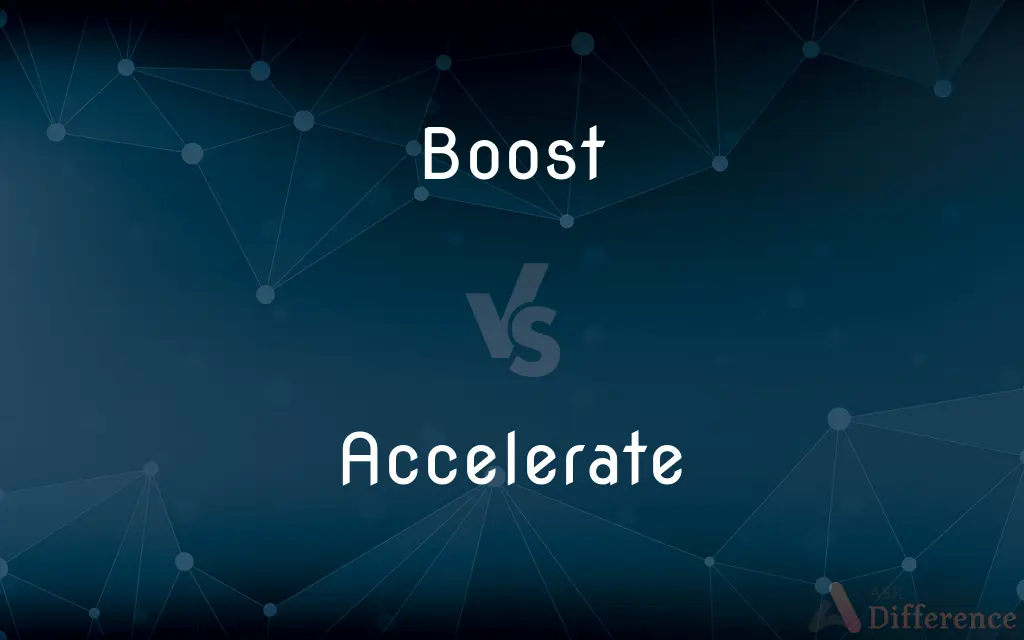 Boost vs. Accelerate — What's the Difference?