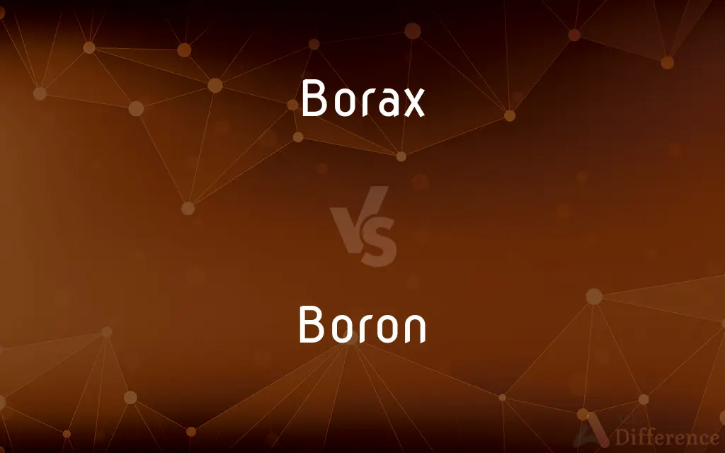 Borax vs. Boron — What's the Difference?