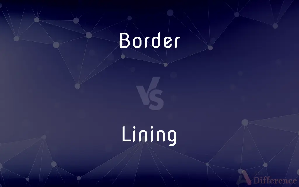 Border vs. Lining — What's the Difference?