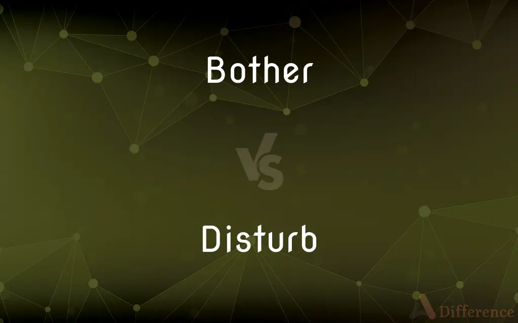 Bother vs. Disturb — What's the Difference?