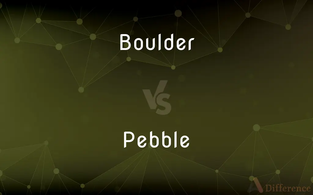 Boulder vs. Pebble — What's the Difference?