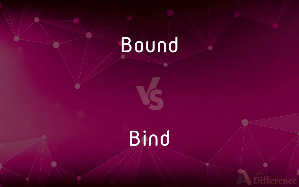 Bound vs. Bind — What's the Difference?