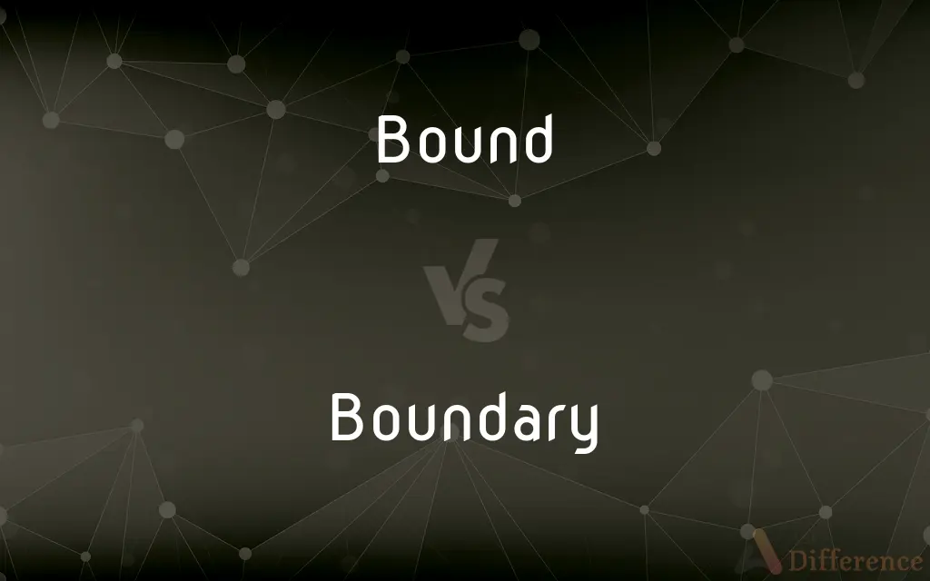 Bound vs. Boundary — What's the Difference?