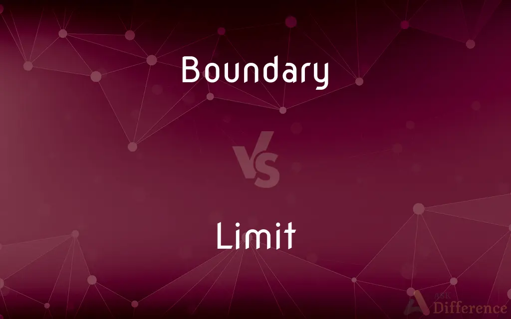 Boundary vs. Limit — What's the Difference?