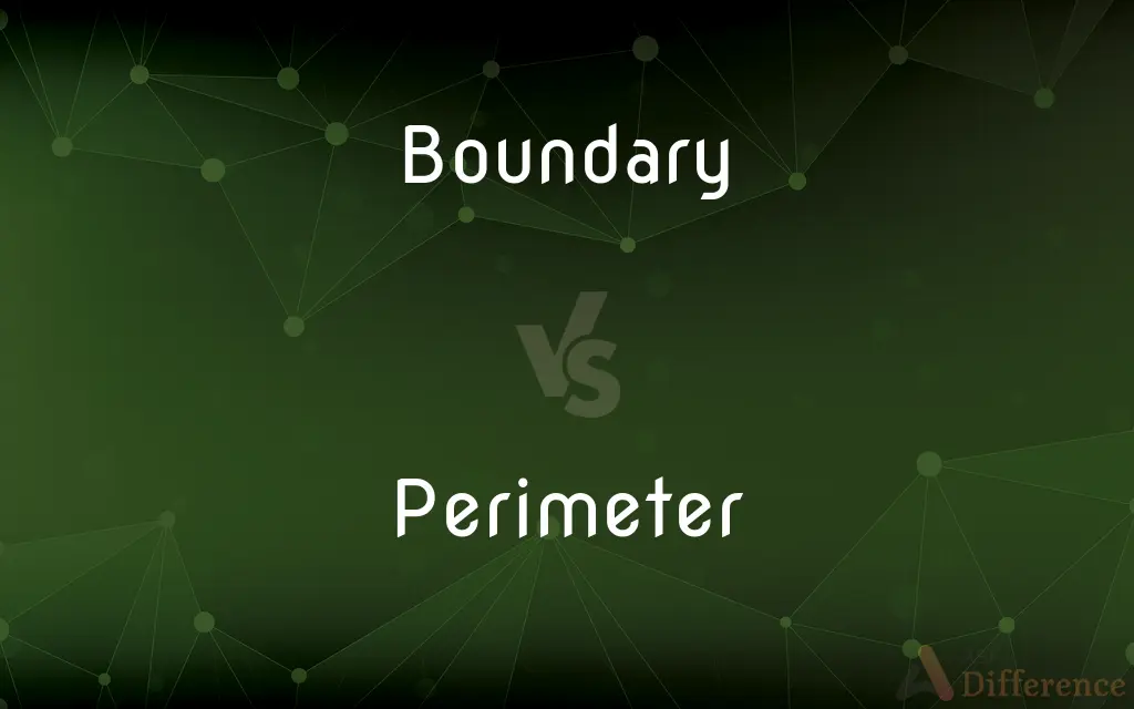 Boundary vs. Perimeter — What's the Difference?