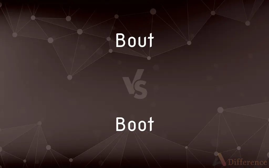 Bout vs. Boot — What's the Difference?