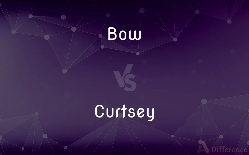 Bow vs. Curtsey — What's the Difference?