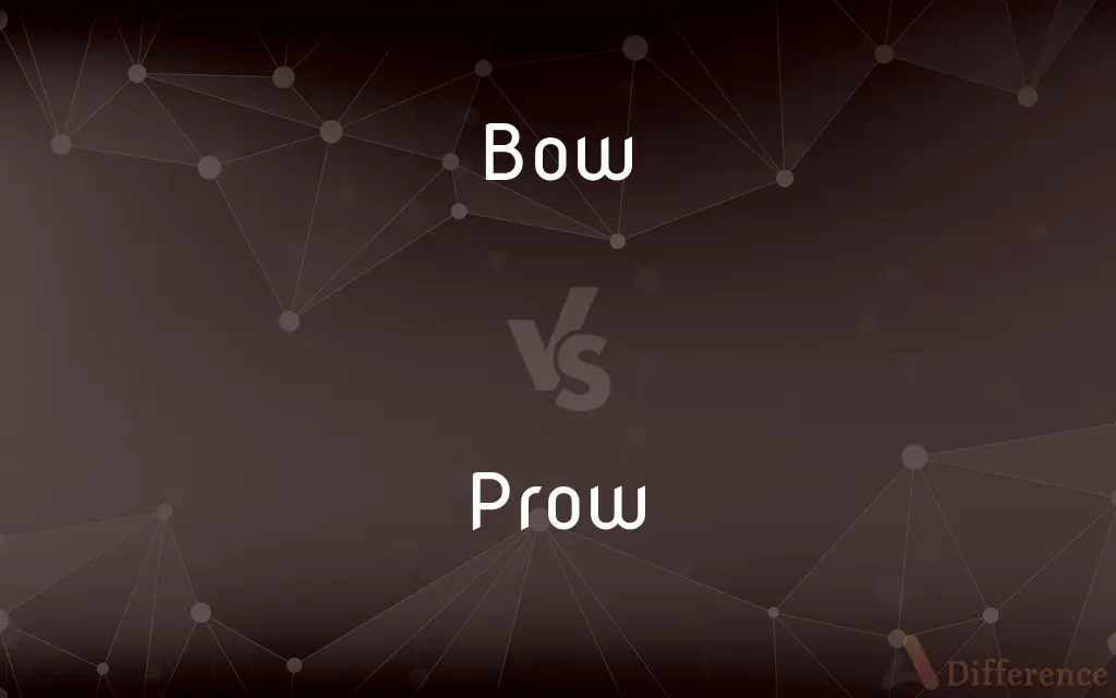 Bow vs. Prow — What's the Difference?