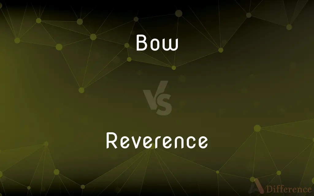 Bow vs. Reverence — What's the Difference?