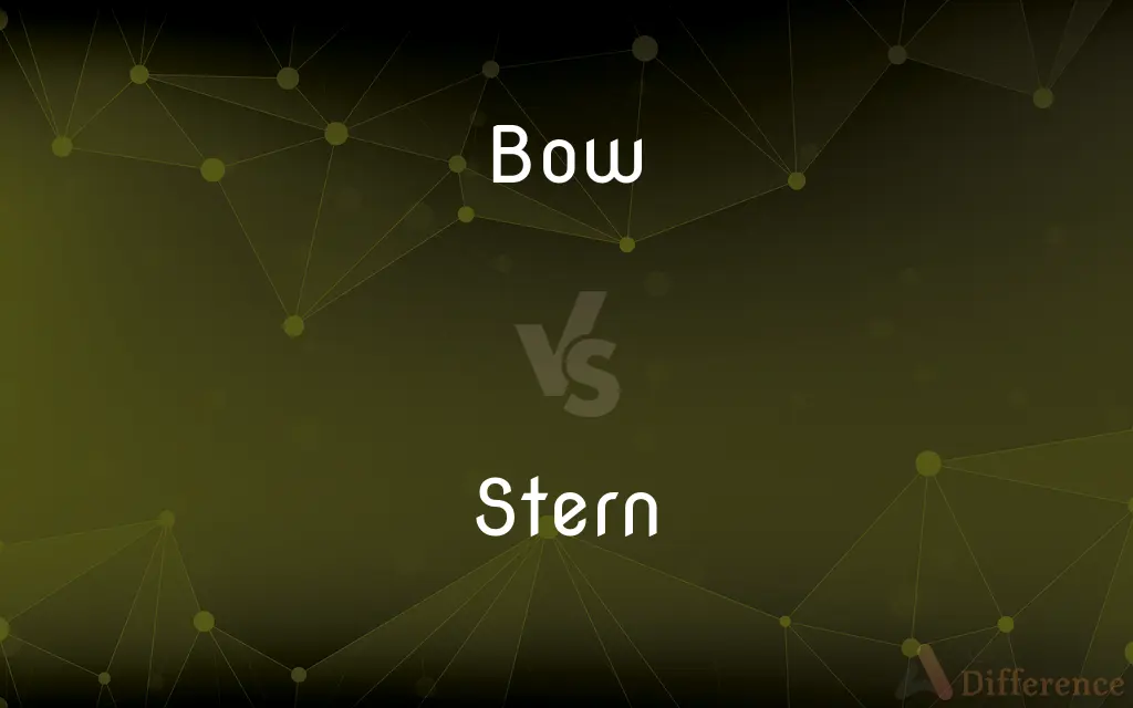 Bow vs. Stern — What's the Difference?