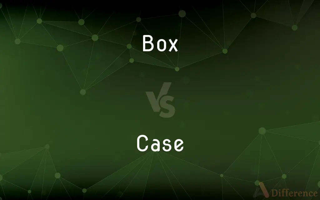 Box vs. Case — What's the Difference?