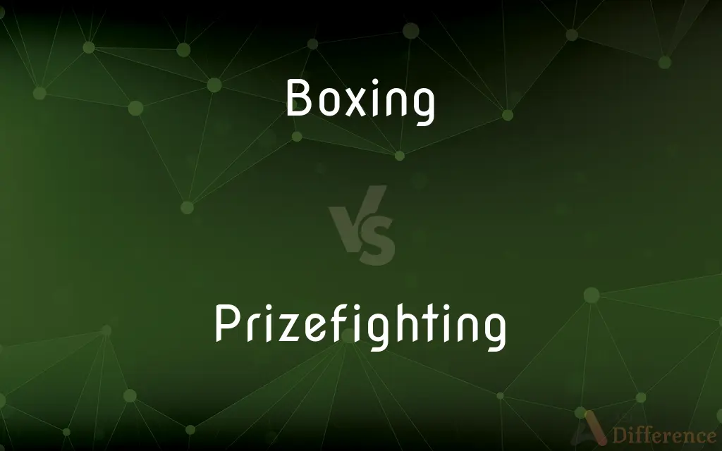 Boxing vs. Prizefighting — What's the Difference?