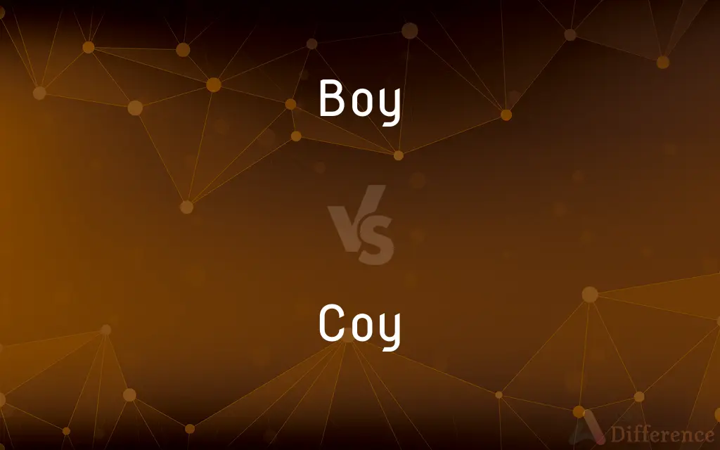 Boy vs. Coy — What's the Difference?