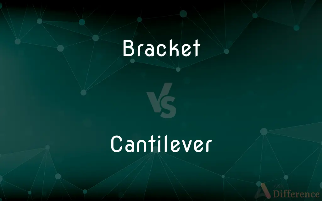 Bracket vs. Cantilever — What's the Difference?