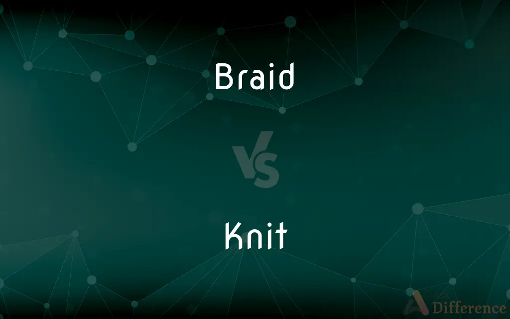 Braid vs. Knit — What's the Difference?