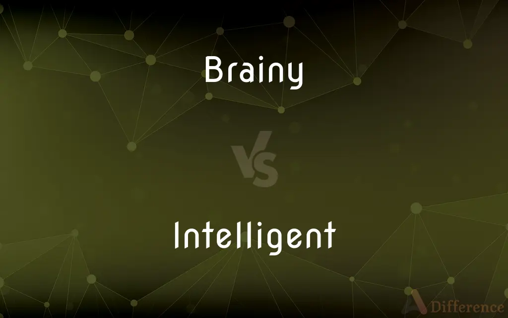 Brainy vs. Intelligent — What's the Difference?